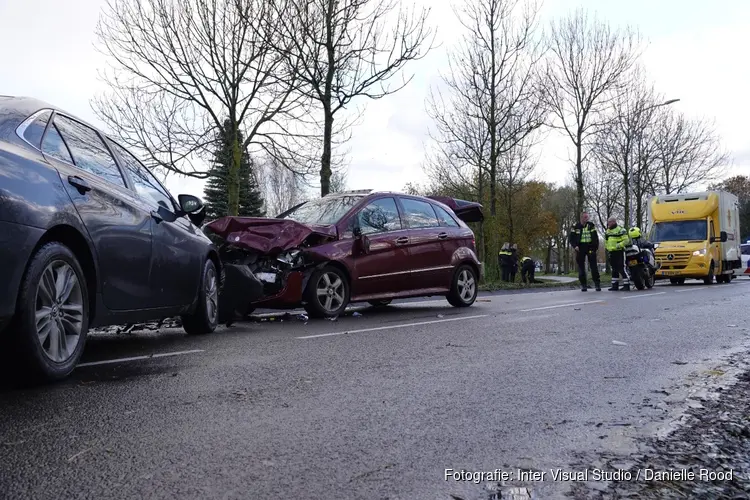 Frontale aanrijding in Grootebroek