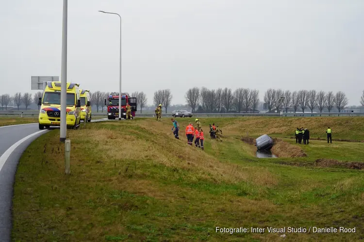 Eenzijdig ongeval op Westfrisiaweg