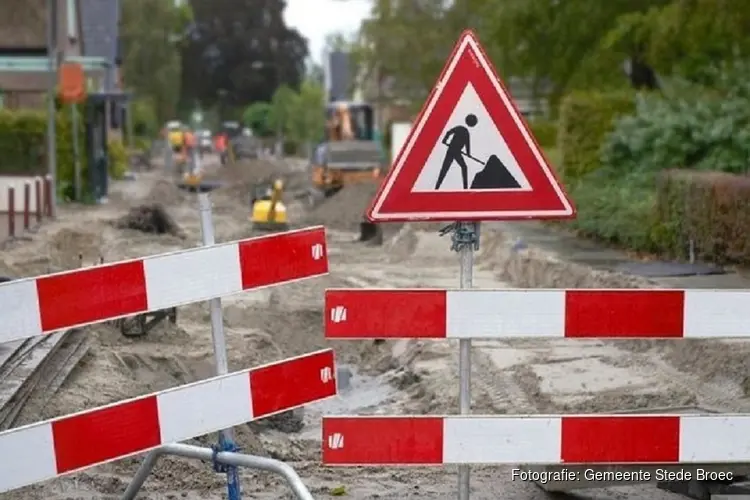 Werkzaamheden aan de Raadhuislaan