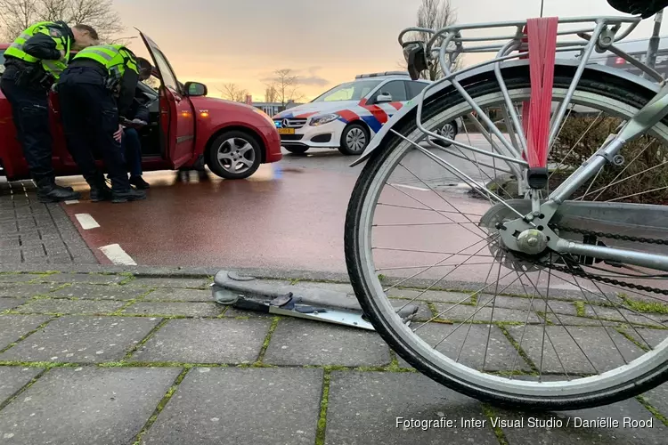 Fietsster aangereden in Grootebroek