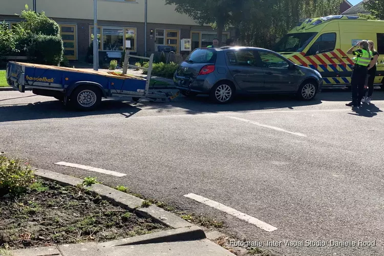 Kop-staart botsing op de Princenhof in Bovenkarspel