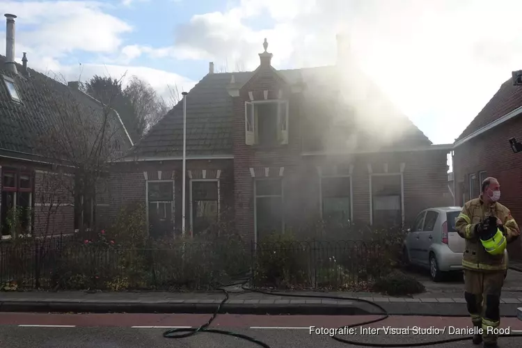 Brand in voormalige boerderij in Bovenkarspel