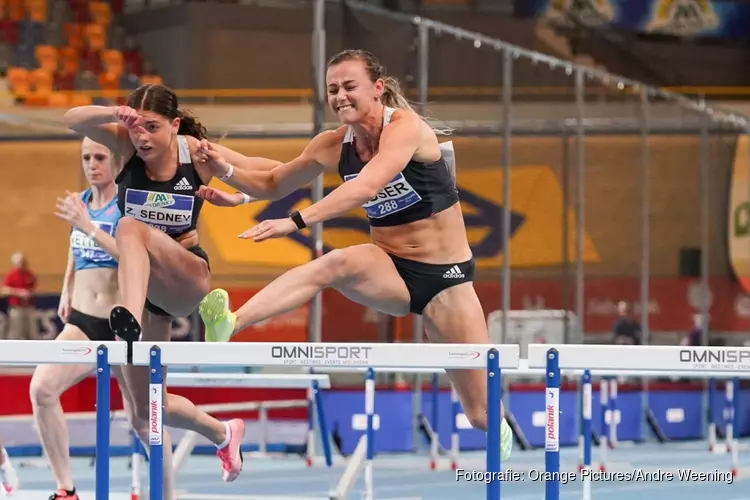 Zevende nationale indoortitel Nadine Visser op 60 meter horden