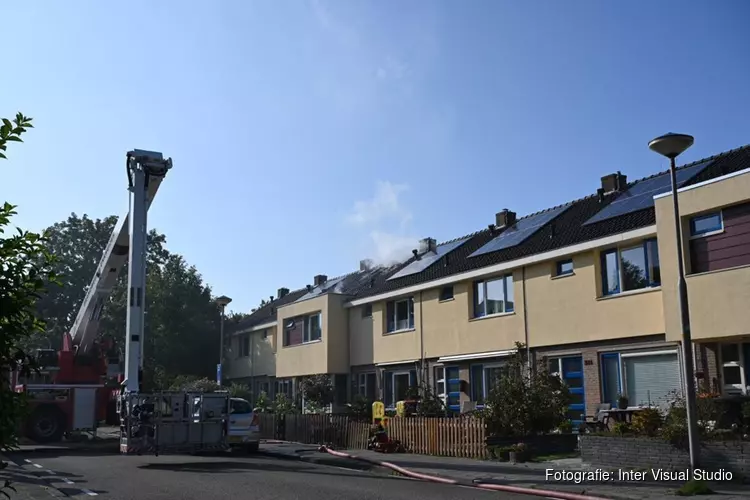 Grote brand in woning Grootebroek