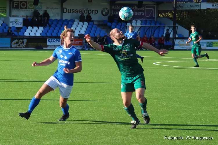 De Zouaven in slotkwartier onderuit bij VV Hoogeveen