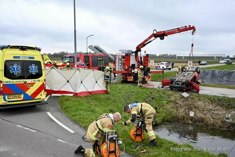 Ernstig ongeval in Lutjebroek, bestuurder gereanimeerd