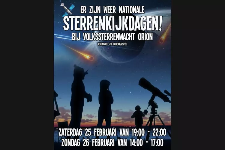 Landelijke Sterrenkijkdagen bij Volkssterrenwacht Orion