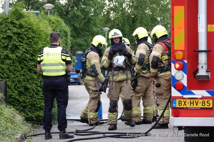 Brand in tuin Bovenkarspel snel onder controle